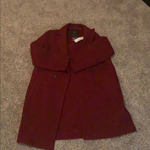 J Crew daphne Italian boiled wool topcoat